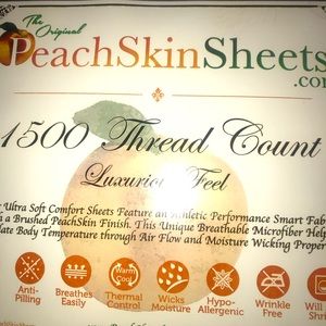 Beautiful luxurious sheets, that Covers you with warmth and keeps you cool 🤗